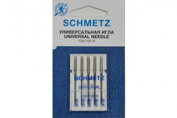 Иглы Schmetz универсальные (70x2, 80x2, 90x1), 5 шт в Кизилюрте