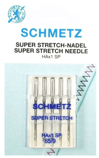 Иглы Schmetz супер-стрейч HAx1 SP 65/9, 5 шт в Кизилюрте