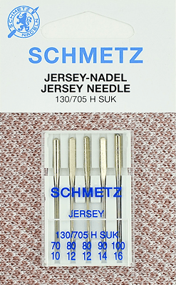 Иглы Schmetz джерси 130/705 H SUK (70x1, 80x2, 90x1, 100x1) 5 шт в Кизилюрте