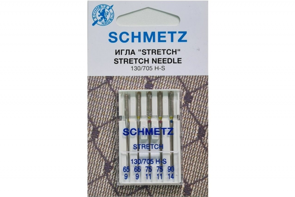 Иглы Schmetz стрейч combi (65x2, 75x2, 90x1), 5 шт в Кизилюрте